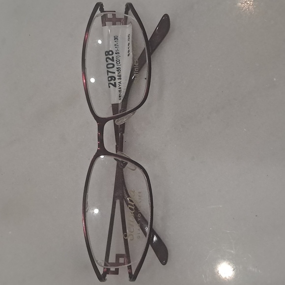 NWT RX-ABLE SENSAYA Stainless Steel Burgundy eyeglass frames SEN55 - Picture 1 of 9